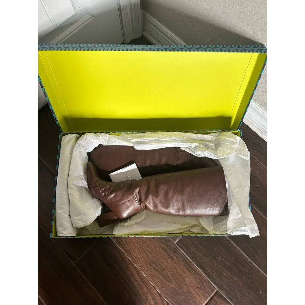 TORY BURCH Brooke slouchy‎ Boots 75mm Size 6.5
